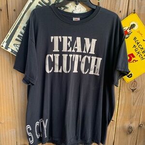 Vintage 90s-00s Motocross Team Clutch black t-shirt. Size XL Kansas City